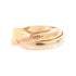 CARTIER Trinity Ring Cartier#49 US#4.5 18K Yellow Gold Rose Gold White Gold