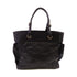 CHANEL Quilted CC SHW Biarritz Large Tote Bag Coated Canvas Black