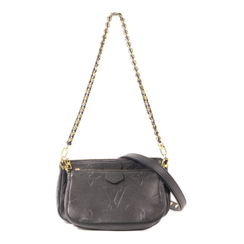 LOUIS VUITTON Multi Pochette Accessoires 2 Way Bag M80399 Monogram Empreinte