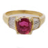 JEWELRY Ruby Diamond Ring US#6.25 18K Yellow Gold