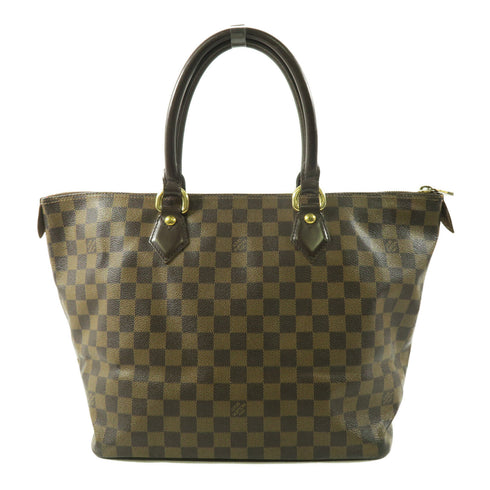LOUIS VUITTON LV GHW Saleya MM Shoulder Handbag N51188 Damier Brown