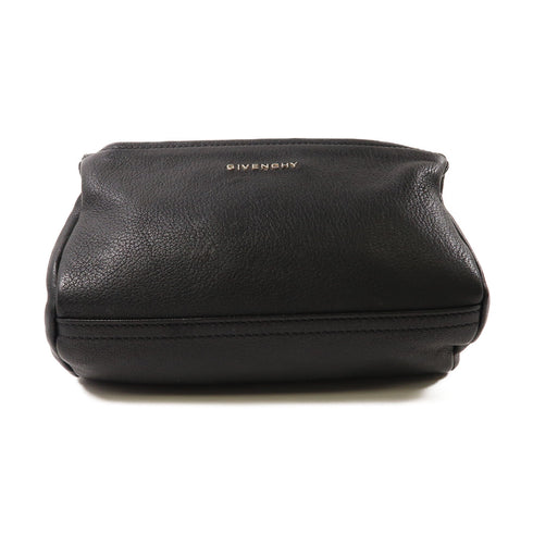 GIVENCHY SHW Pandora Shoulder Bag Calfskin Leather Black