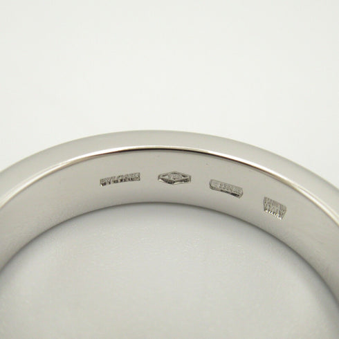 BVLGARI B-zero1 Double Logo 1p Diamond Ring 18K White Gold US#6.75