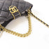 CHANEL CC GHW Chain Shoulder Bag Lambskin Leather Black v5