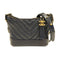 CHANEL Herringbone CC Gabrielle Small Chain Shoulder Bag Lambskin Navy