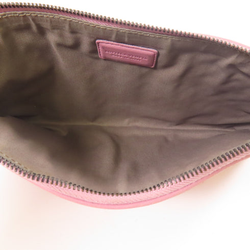 BOTTEGA VENETA Pouch Leather Pink