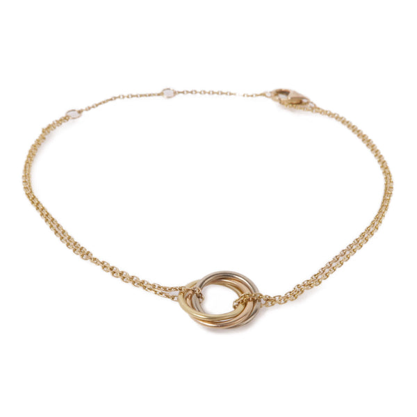 CARTIER Trinity Bracelet B60366818 18K Pink/White/Yellow Gold