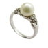 JEWELRY Pearl Ring 18K White Gold US#6.5