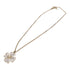 CHANEL CC Necklace Accessories Metal PVC Gold Transparent