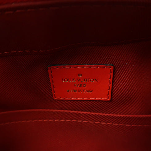 LOUIS VUITTON LV GHW Saintonge Shoulder Bag M43556 Monogram Brown/Red