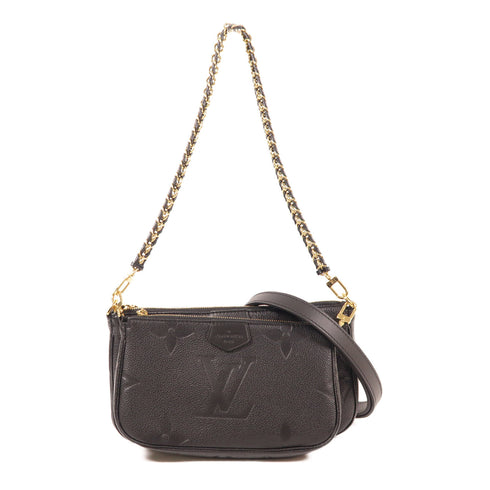 LOUIS VUITTON LV GHW Multi Pochette Accessoires M80399 Monogram Empreinte