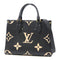 LOUIS VUITTON LV On The Go PM 2 Way Bag M45659 Monogram Empreinte Black/Beige v1