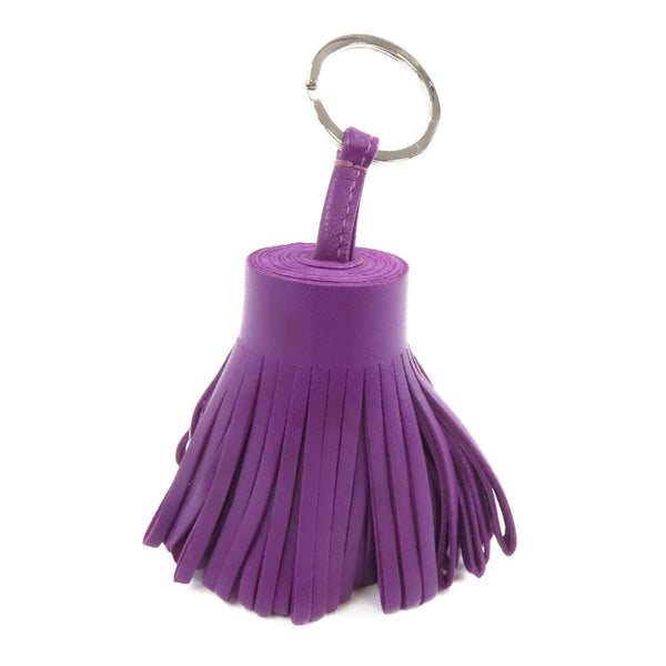 HERMES Carmen Charm Accessories Swift Leather Purple