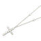 TIFFANY&CO Jazz Cross Diamond Necklace PT950 Platinum