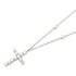 TIFFANY&CO Jazz Cross Diamond Necklace PT950 Platinum