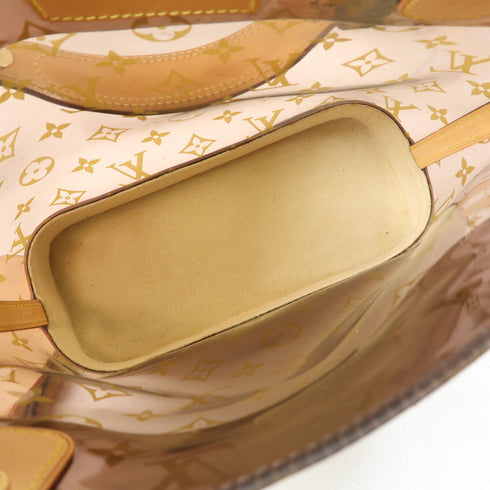 LOUIS VUITTON LV GHW Cabas Ambre PM Handbag M92502 Monogram Vinyl Brown