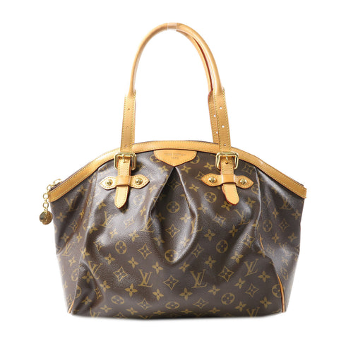 LOUIS VUITTON LV GHW Tivoli GM Shoulder Bag M40144 Monogram Brown v13