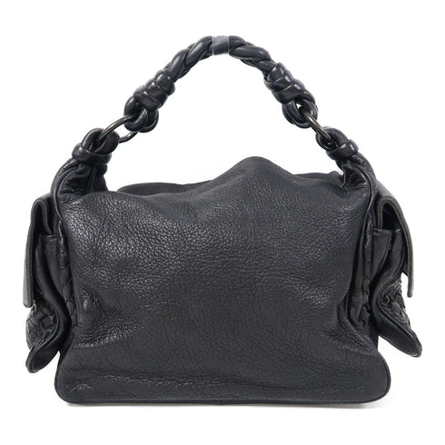 BOTTEGA VENETA BV Hand Bag Calfskin Leather Black