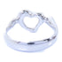 TIFFANY&CO Open Heart Ring PT950 Platinum US#3.5