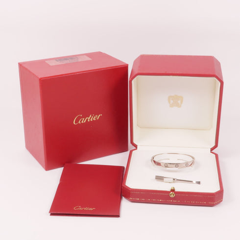 CARTIER Love Bangle 18K White Gold Cartier#16