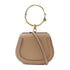 Chloe GHW Nile 2 Way Shoulder Handbag Calfskin Leather Beige