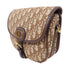 Christian Dior CD GHW Lady Dior Shoulder Bag Canvas Brown