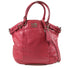 COACH 2 Way Shoulder Bag Calfskin Leather