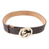 GUCCI GG Belt 80cm Leather Gold/Brown
