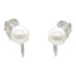 MIKIMOTO Pearl Earrings 14K White Gold