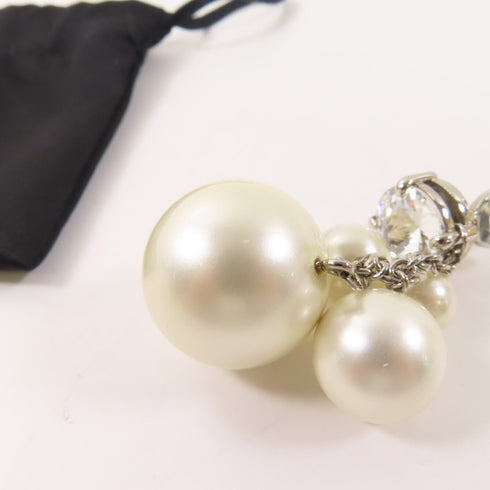 Miu Miu Earrings PVC/Metal White/Silver