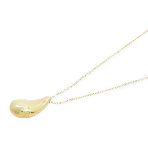 TIFFANY&CO Teardrop Necklace 18K Yellow Gold