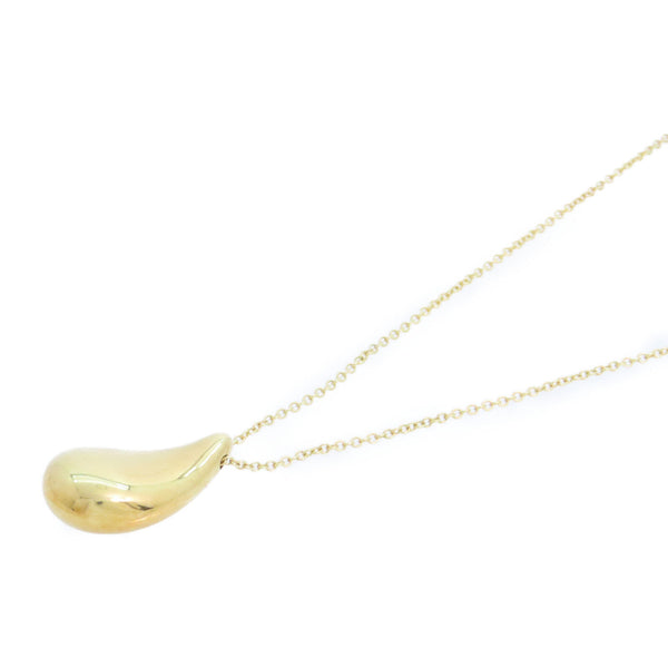 TIFFANY&CO Teardrop Necklace 18K Yellow Gold
