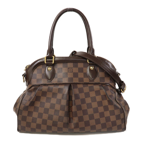 LOUIS VUITTON LV GHW Trevi PM Handbag/Tote Bag N51997 Damier Brown