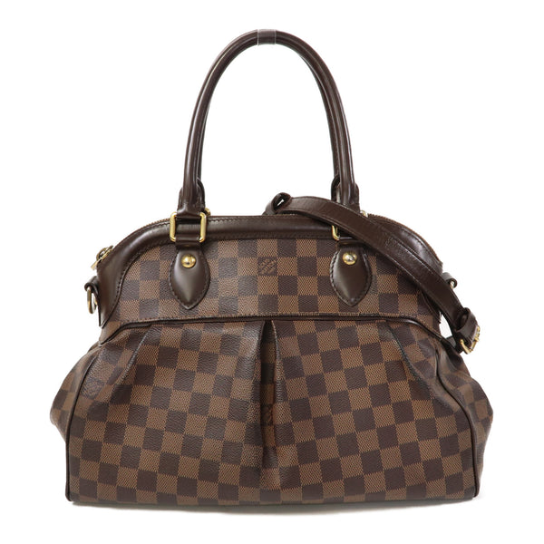LOUIS VUITTON LV GHW Trevi PM Handbag/Tote Bag N51997 Damier Brown