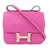 HERMES PHW Constance Mini Shoulder Bag Swift Leather Purple