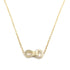CARTIER Agrafe Diamond Necklace 18K Pink Gold