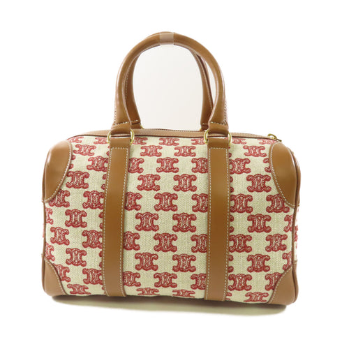 CELINE GHW 2 Way Shoulder Bag Canvas