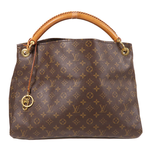 LOUIS VUITTON LV GHW Artsy MM Shoulder Bag M40249 Monogram Brown v2