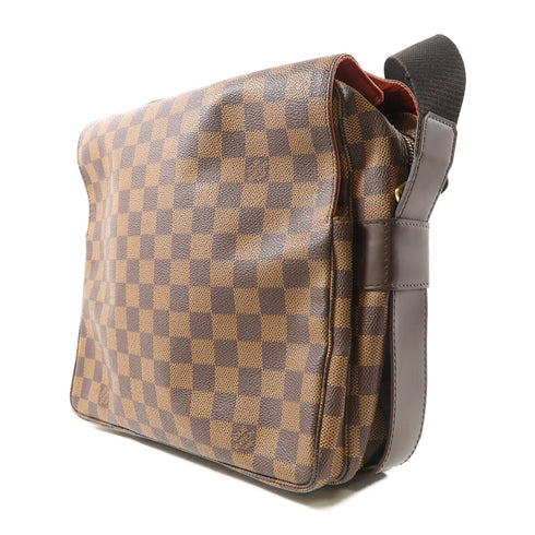 LOUIS VUITTON LV GHW Naviglio Shoulder Bag N45255 Damier Ebene Brown