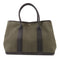 HERMES PHW Garden Party PM Handbag Tote Bag Canvas Green