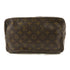 LOUIS VUITTON LV SHW Trousse Toilette Pouch Clutch Bag M47524 Monogram Brown
