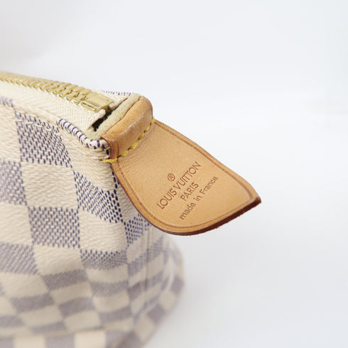 LOUIS VUITTON LV GHW Saleya MM Hand Bag/Tote Bag N51185 Damier Azur White