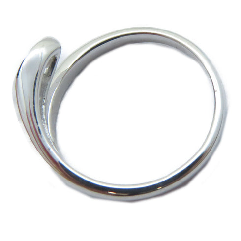 FINE JEWELRY Diamond Ring 18K White Gold US#3