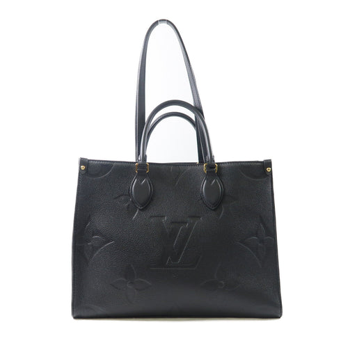 LOUIS VUITTON LV GHW On The Go MM 2 Way Bag M45595 Monogram Empreinte Black