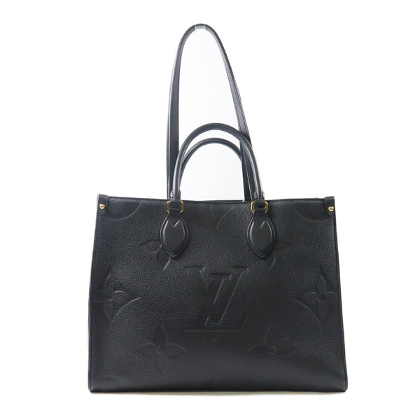 LOUIS VUITTON LV GHW On The Go MM 2 Way Bag M45595 Monogram Empreinte Black