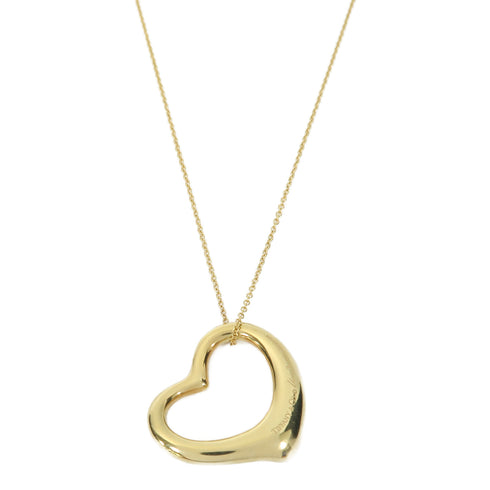 TIFFANY&CO Open Heart Necklace 18K Yellow Gold v2