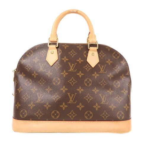 LOUIS VUITTON LV GHW Alma Handbag M51130 Monogram Brown v3