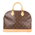 LOUIS VUITTON LV GHW Alma Handbag M51130 Monogram Brown v3