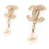 CHANEL CC Earrings Accessories Metal Gold v4
