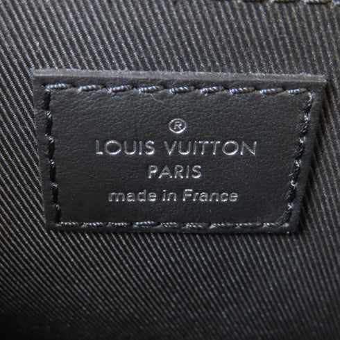 LOUIS VUITTON LV Trunk Messenger Shoulder Bag M57726 Monogram Taurillon Black